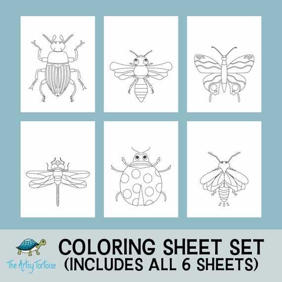 printable coloring pages bugs