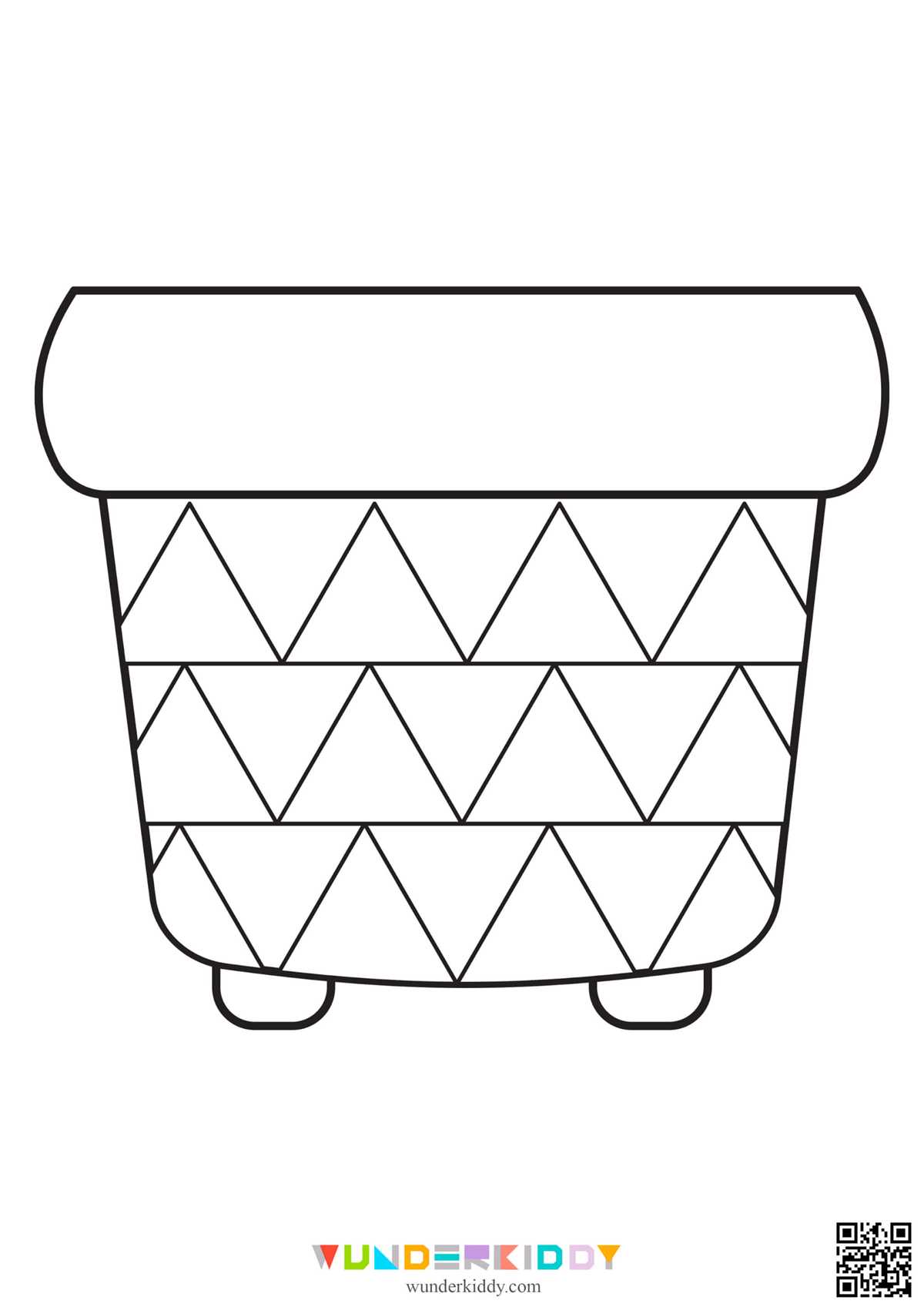 flower pot printable
