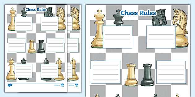 rules of chess printable