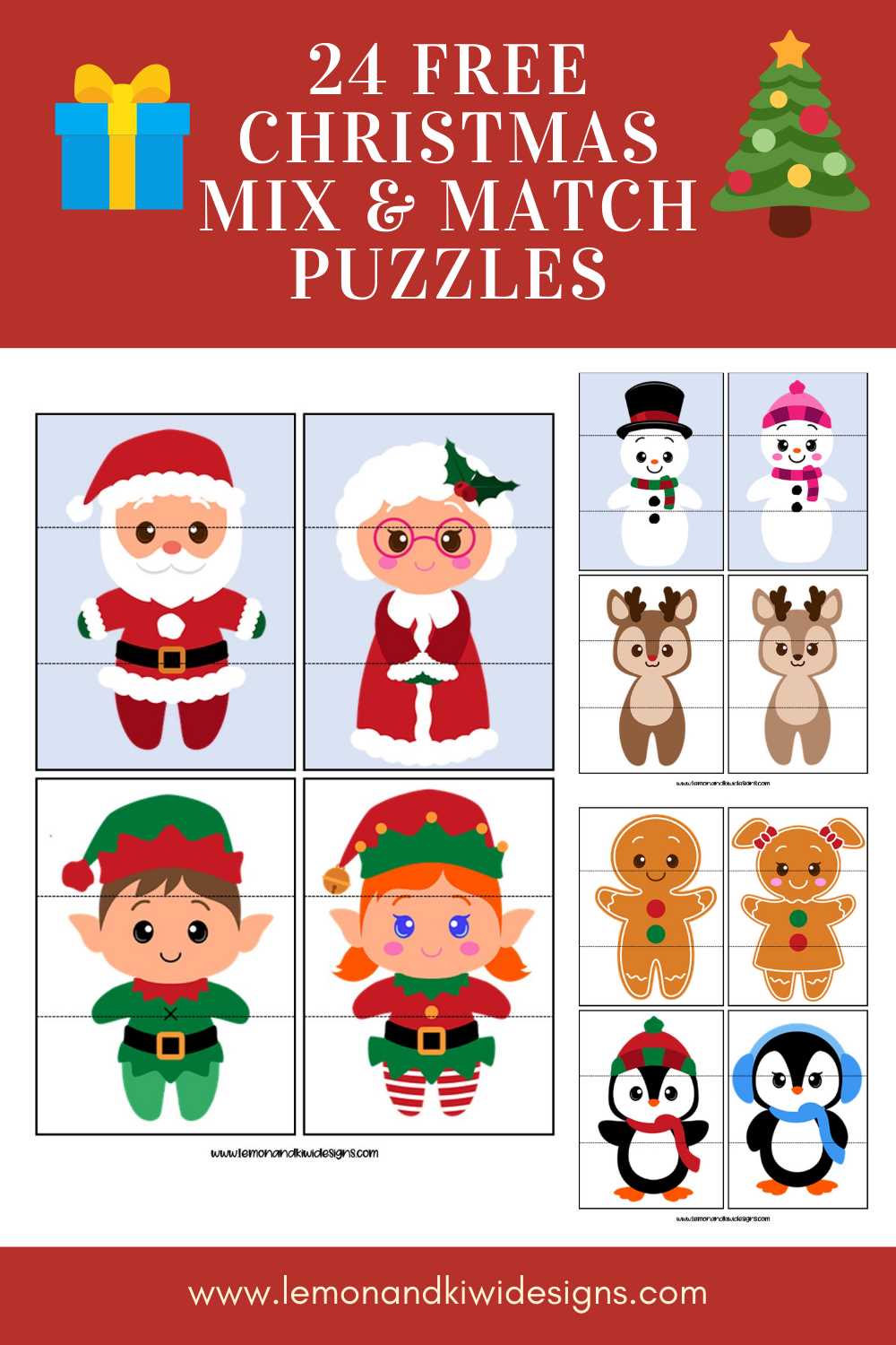 free christmas puzzles printable