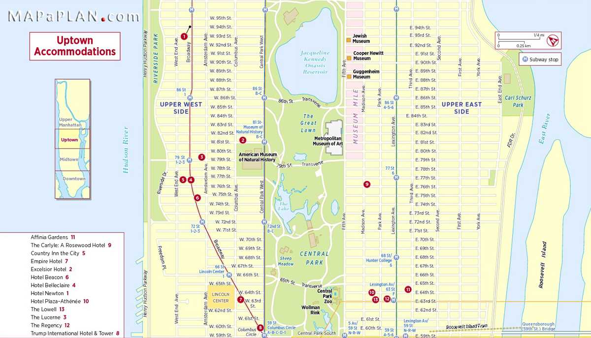 map of manhattan nyc printable