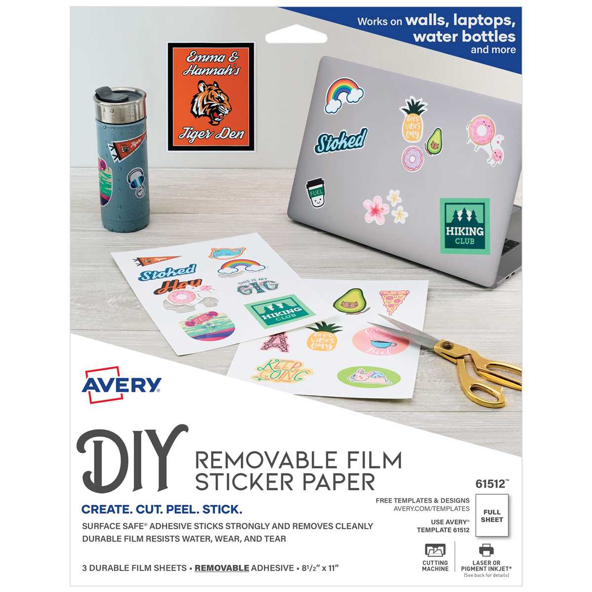 adhesive printable paper