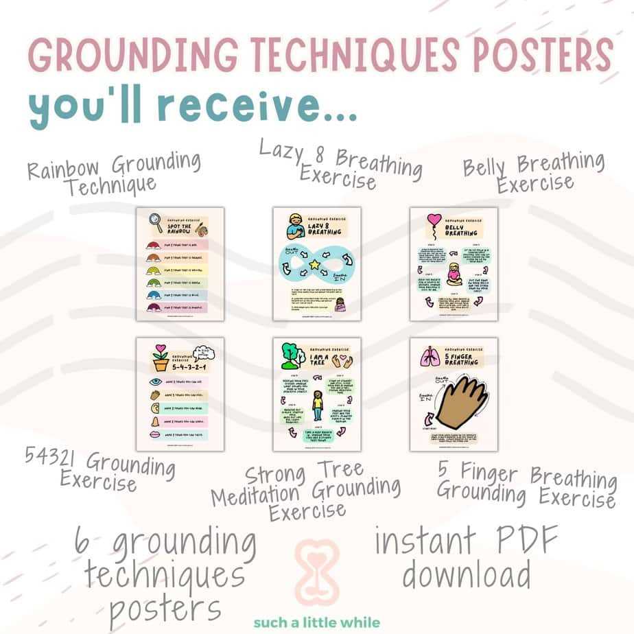 printable grounding exercises