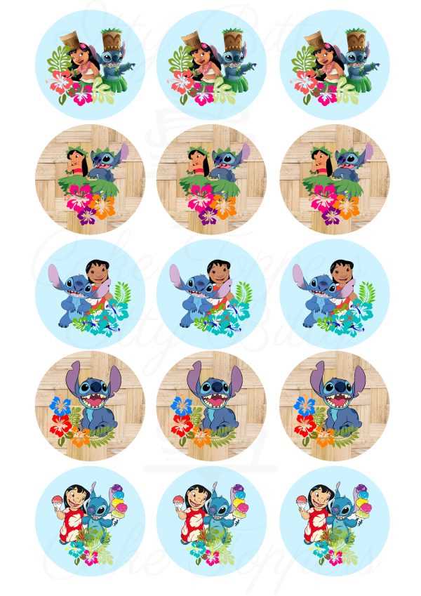 stitch cake topper printables