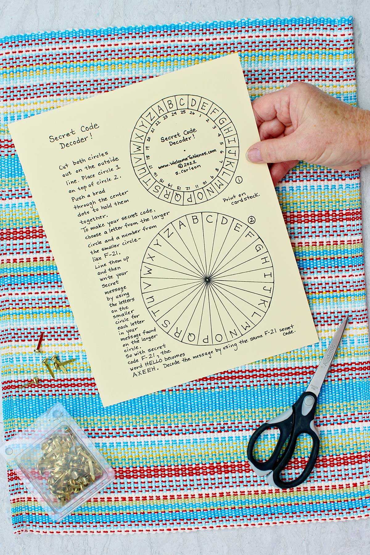 printable cipher wheel