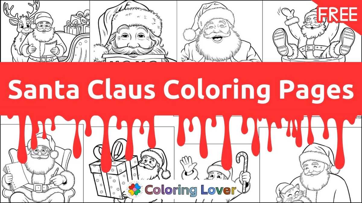 santa claus free printables