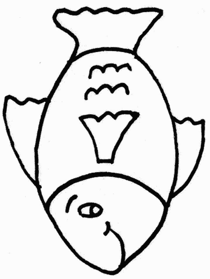 printable picture of a fish