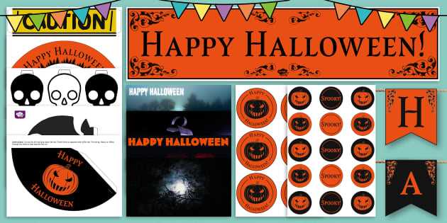 scary printable halloween decorations