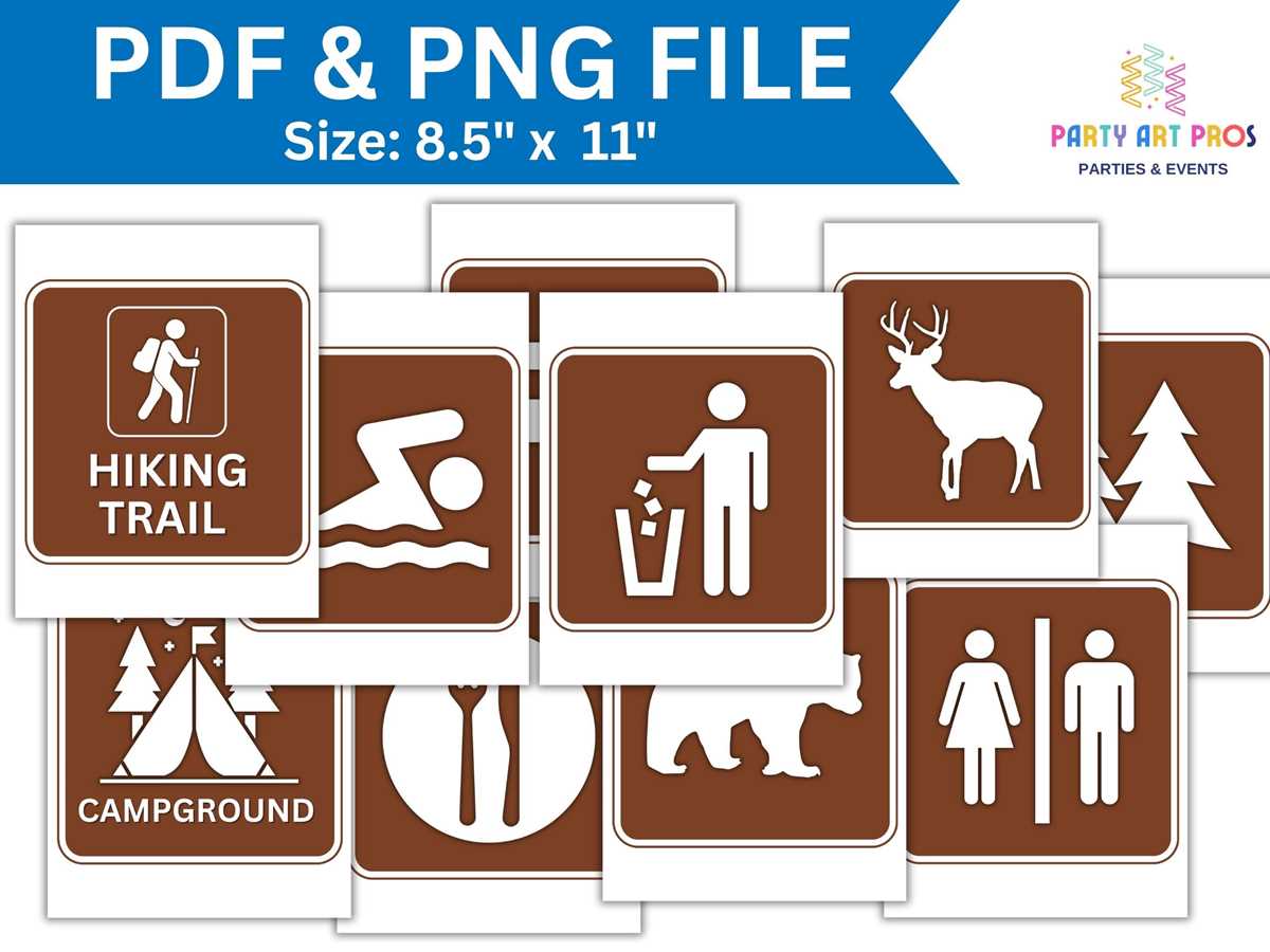 printable campground signs