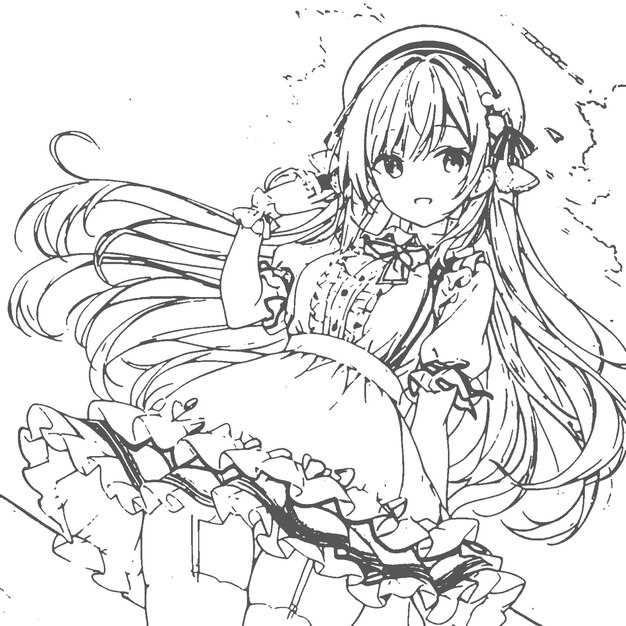 anime printable coloring pages