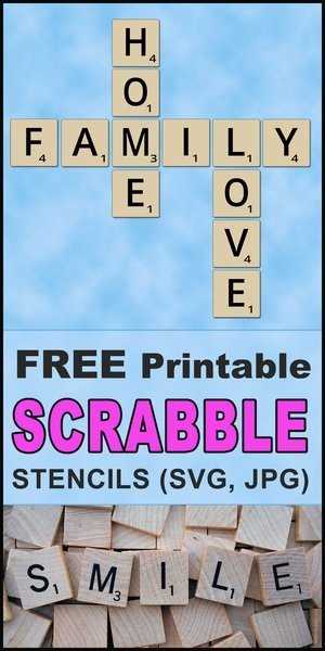 scrabble name layout generator free printable