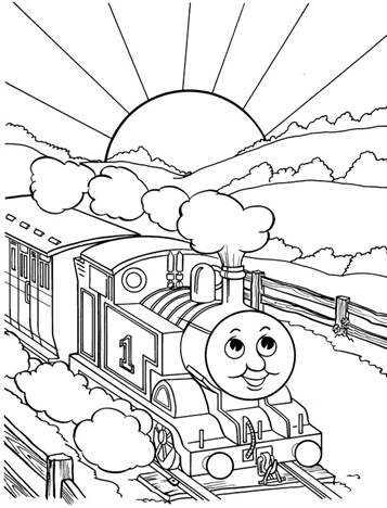 free printables thomas the train