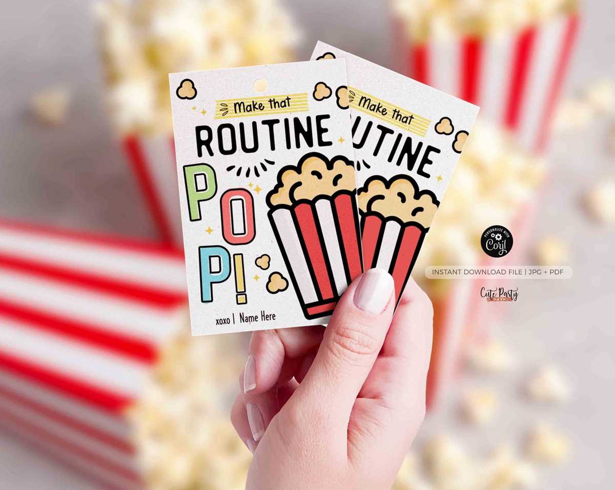 printable popcorn labels
