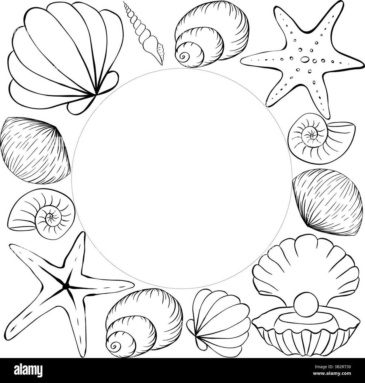 sea shell printable