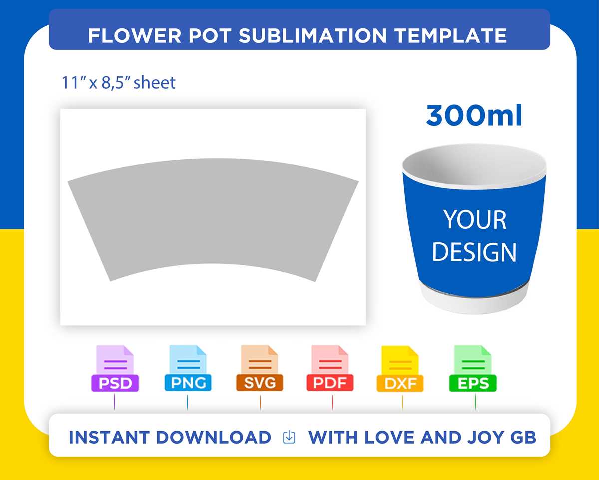 flower pot printable