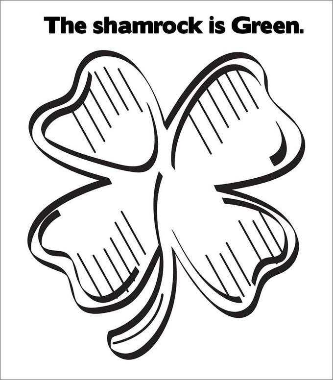shamrock printable free