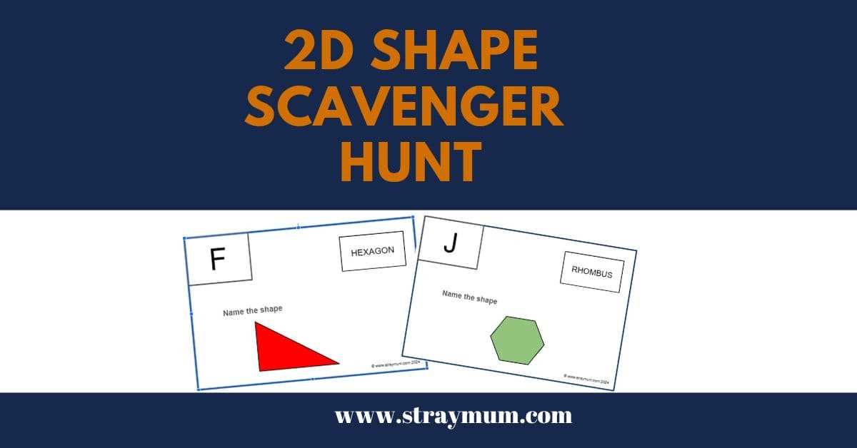 shape scavenger hunt printable