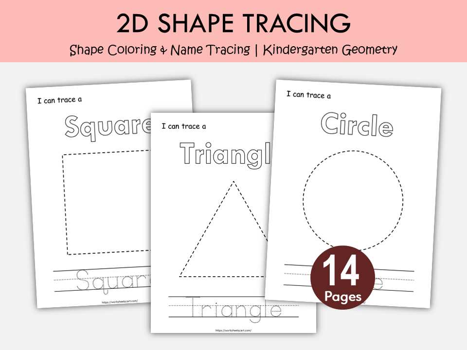 shape tracing printables