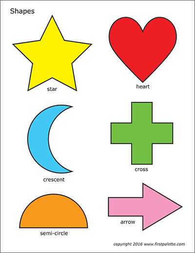 shapes printables for preschool