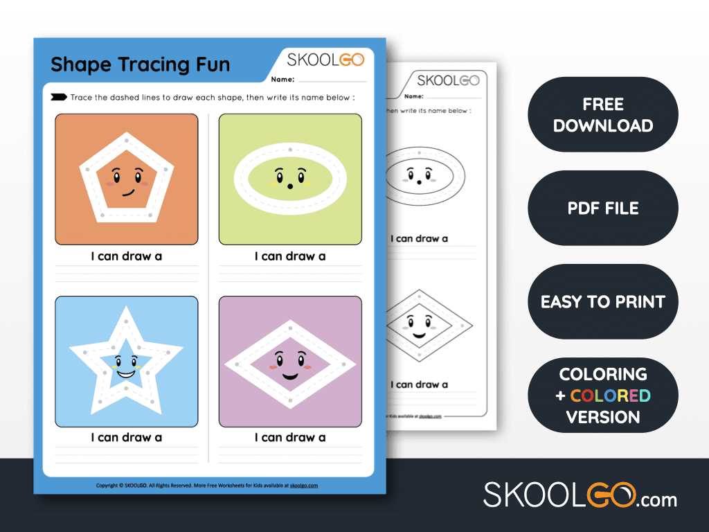 shapes printables for preschool