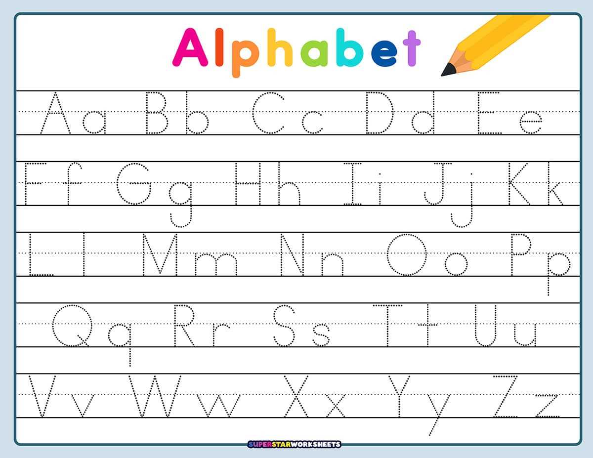 tracing alphabet printable
