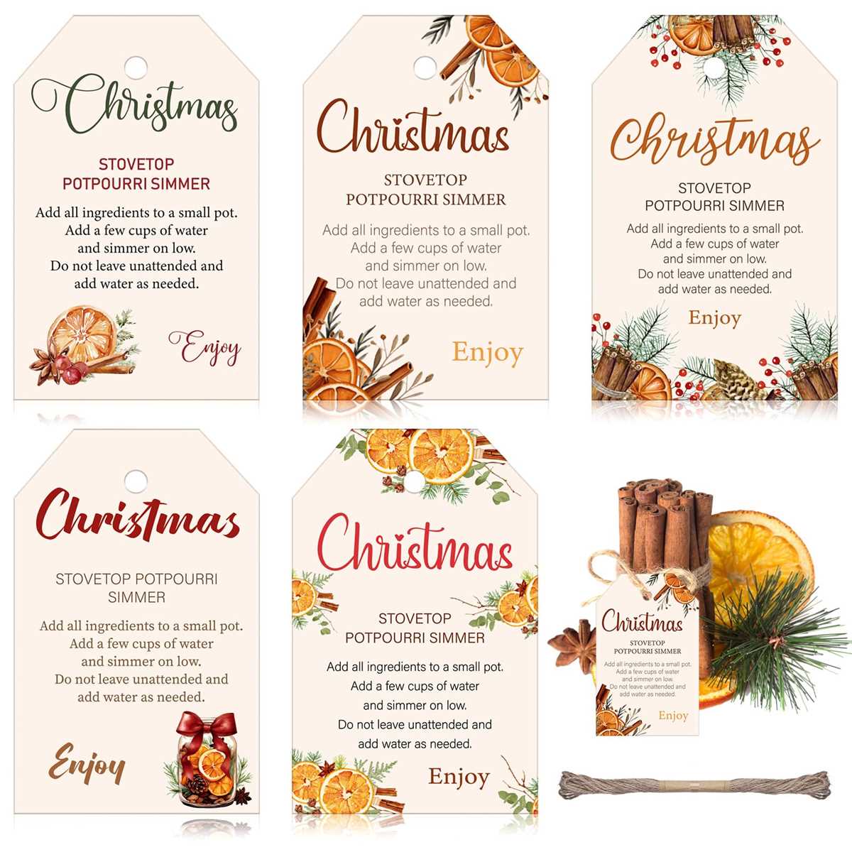 simmer pot printable instructions