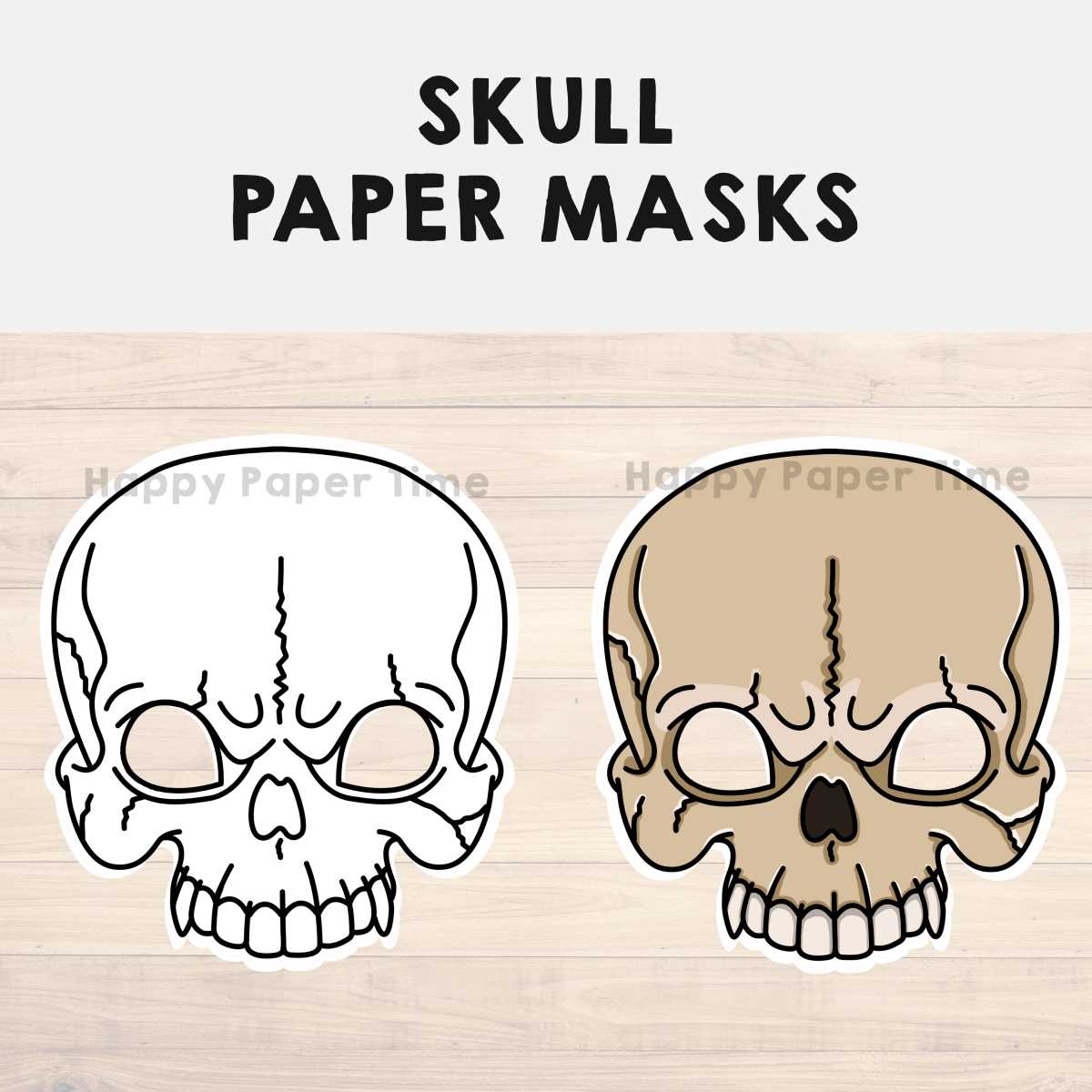 skeleton mask printable