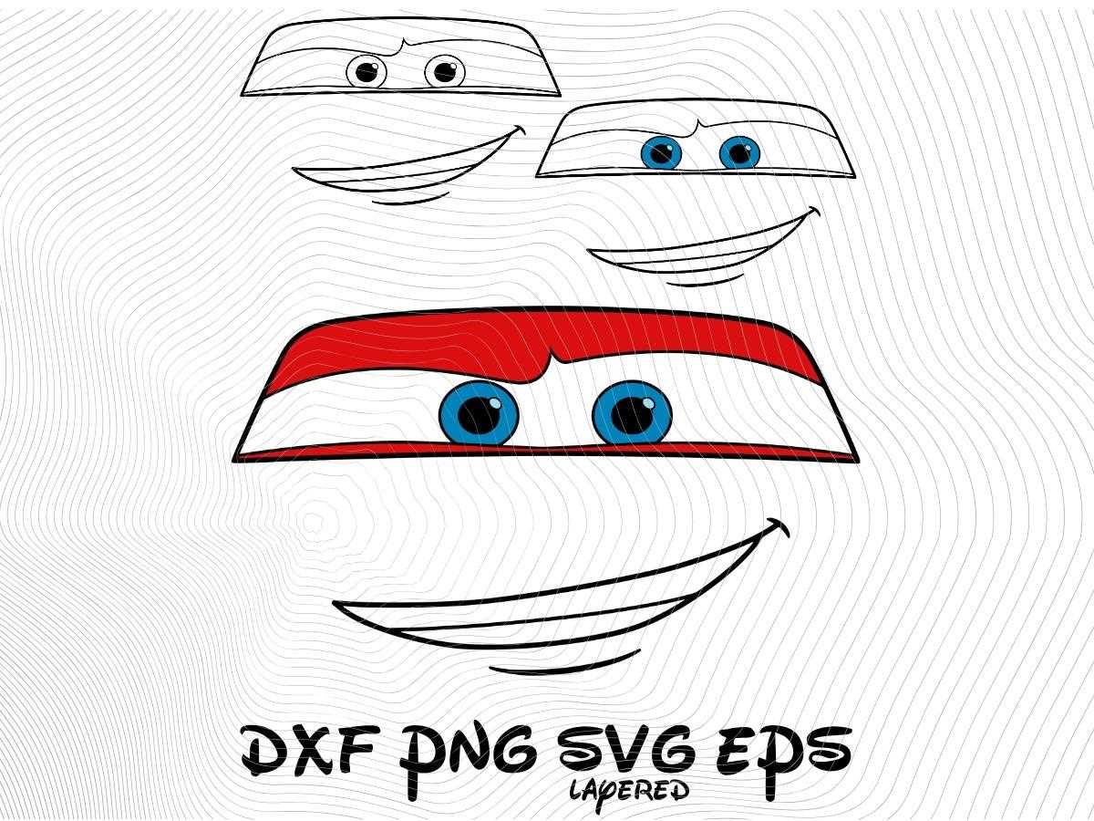printable lightning mcqueen eyes