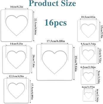 heart stencil printable free