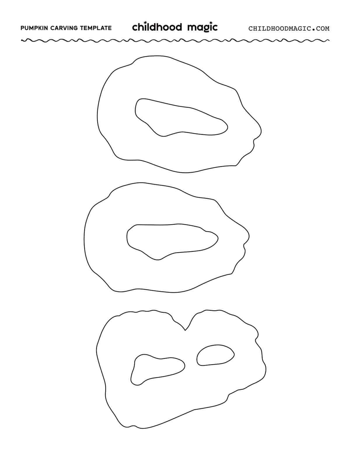 pumpkin outline template printable