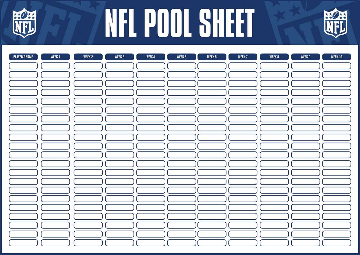 nfl sheets printable