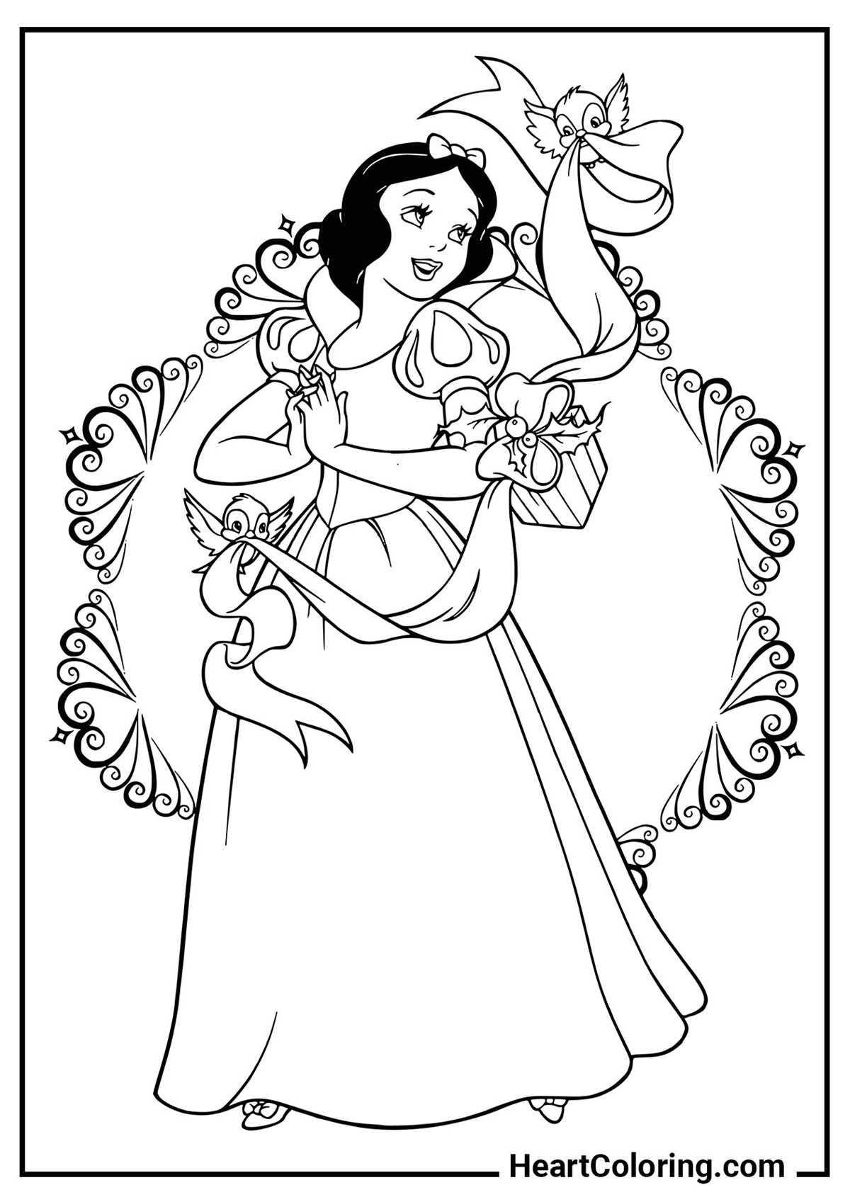 snow white printable