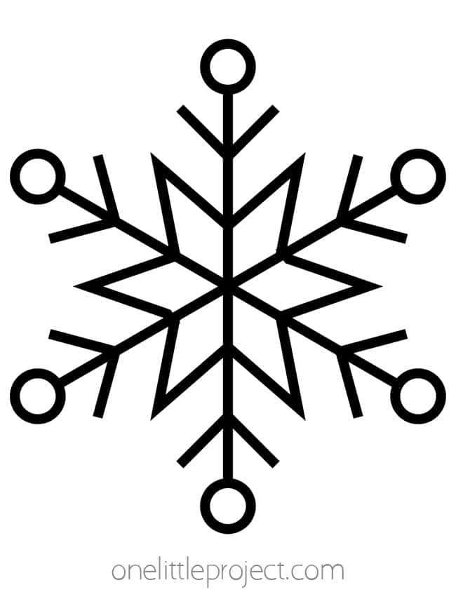 snowflakes printable cutouts