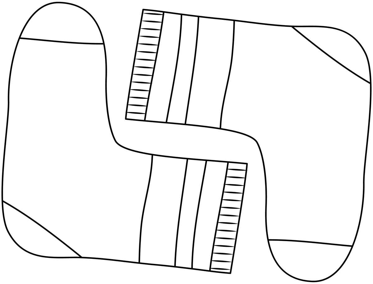 sock template printable