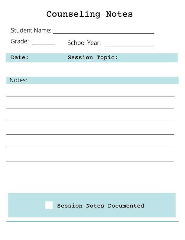 printable student progress report template