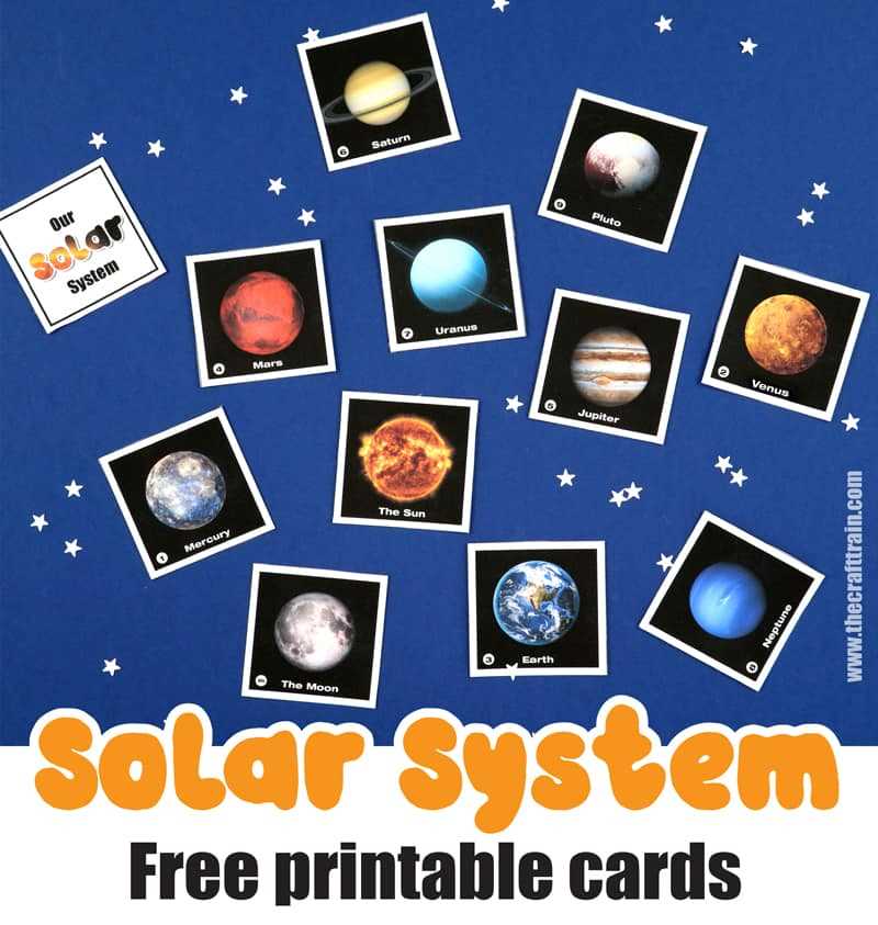 solar system planets printable