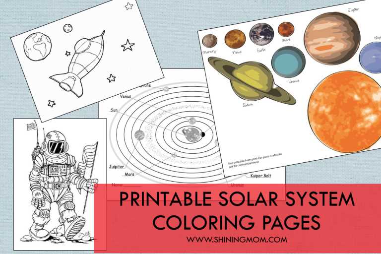 solar system printable coloring pages