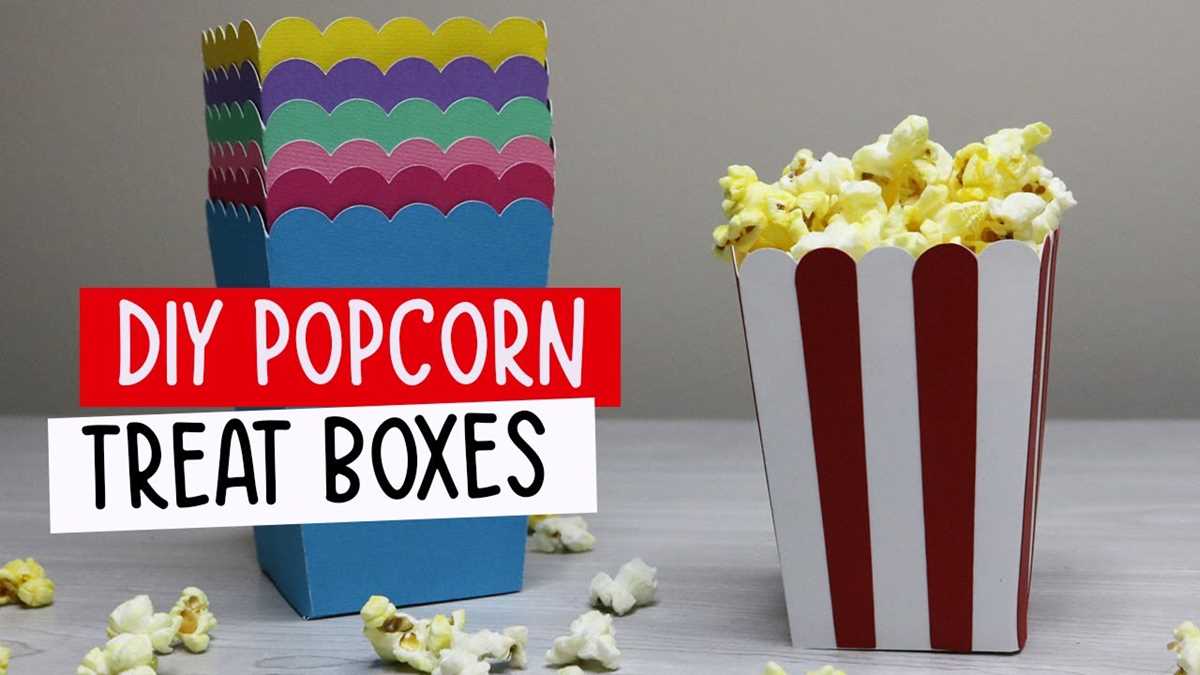 printable popcorn box template