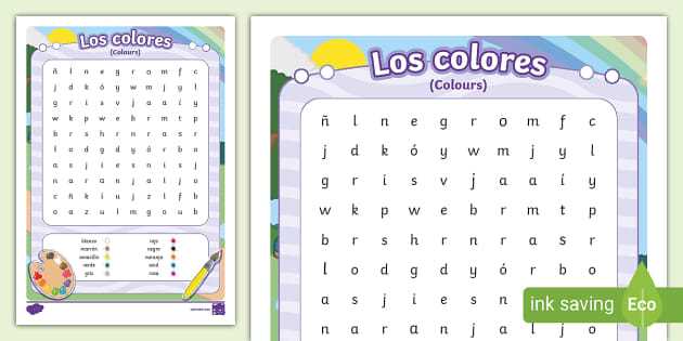 spanish word search free printable