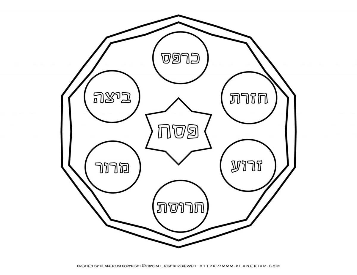 printable passover coloring pages