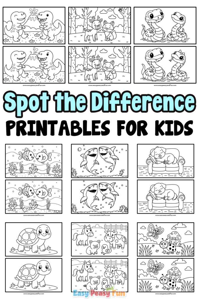 spot the difference for adults printable