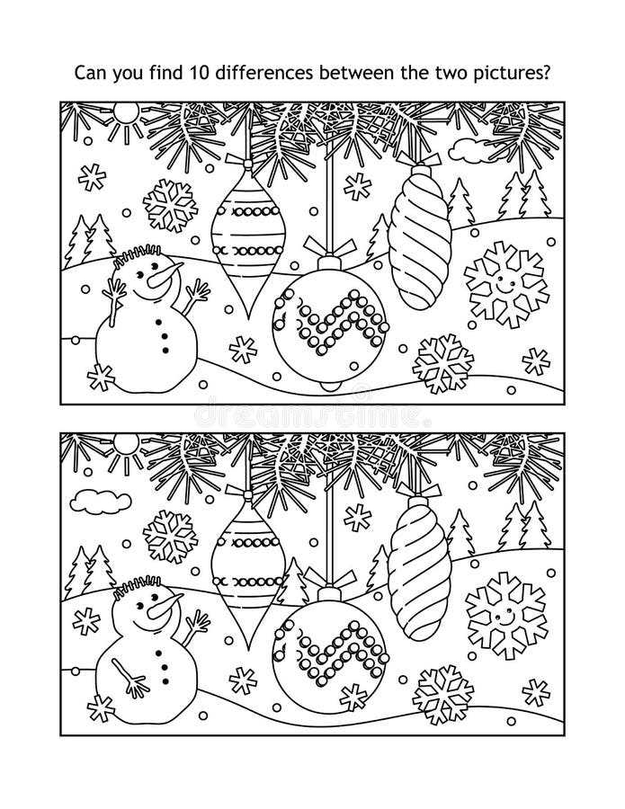spot the difference printable for adults