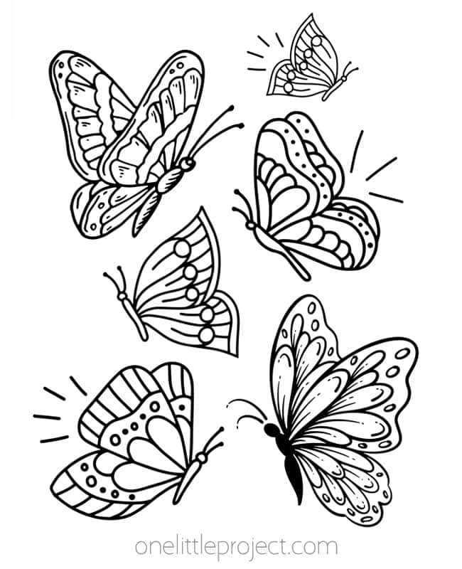 spring coloring page printable
