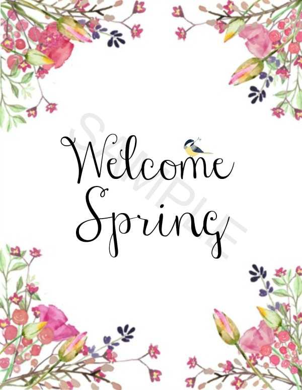 spring printable pictures