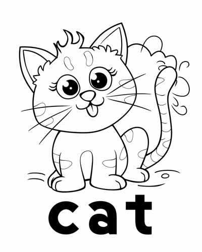 free printable cat