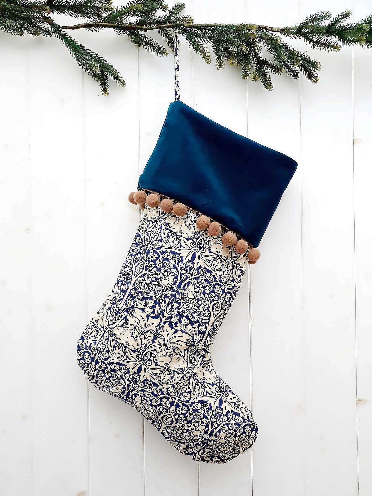 free printable printable christmas stocking template