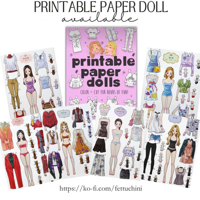 paper doll cut out printable paper doll cut out printable