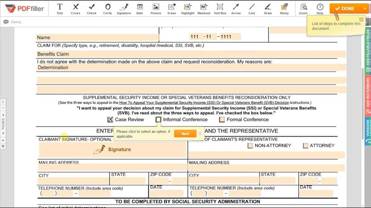 ssa 11 form printable