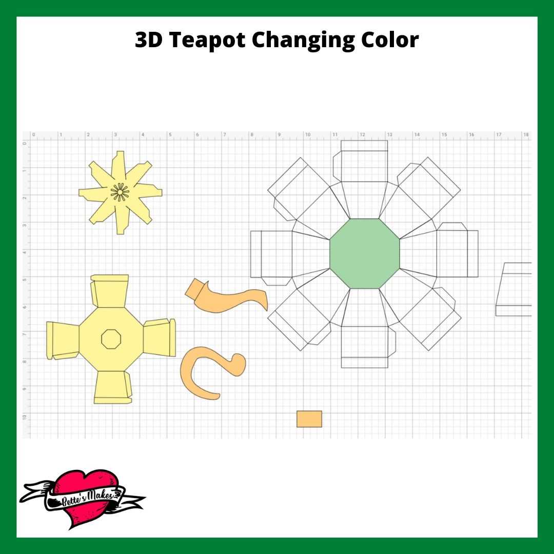 teapot template printable