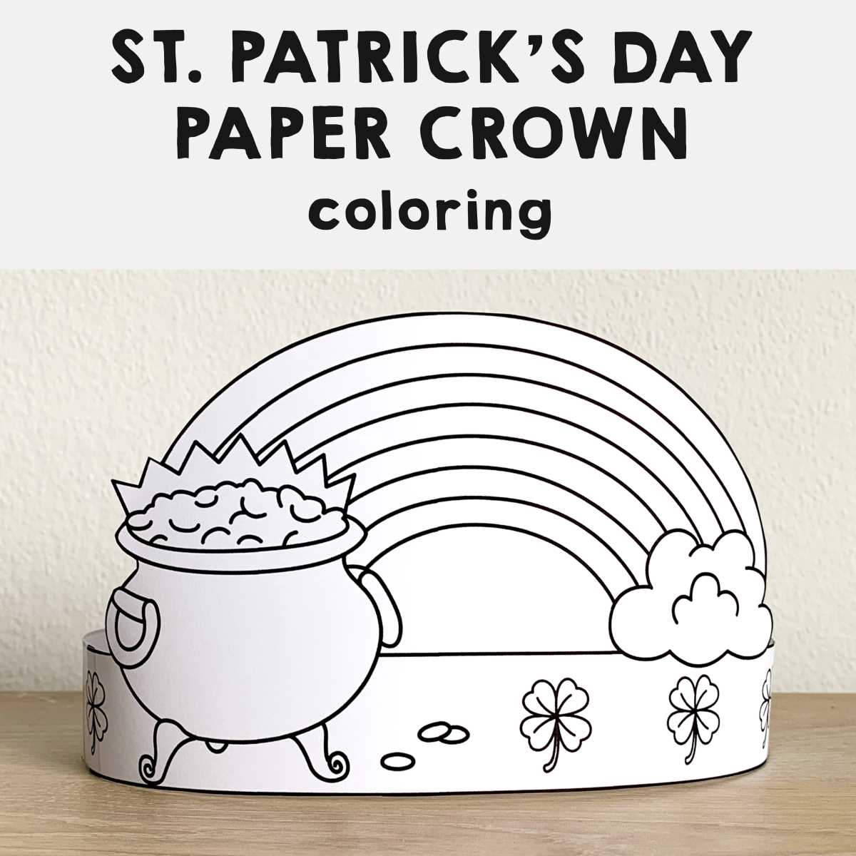 st patricks day craft printable